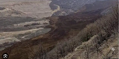 Erzincan'da altın madeninde toprak kayması!