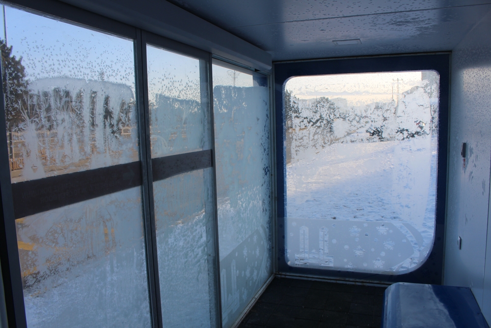 Erzurum’da Sibirya soğukları donduruyor