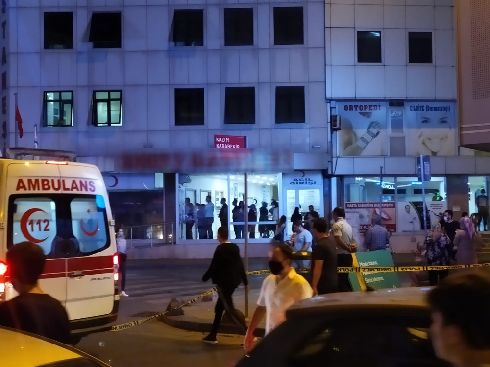 Esenler’de hastane yangını