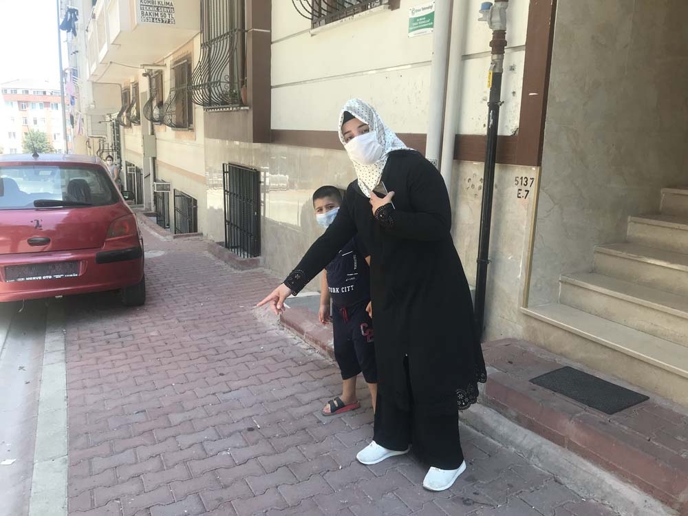 Esenyurt’ta garip olay güvenlik kamerasında