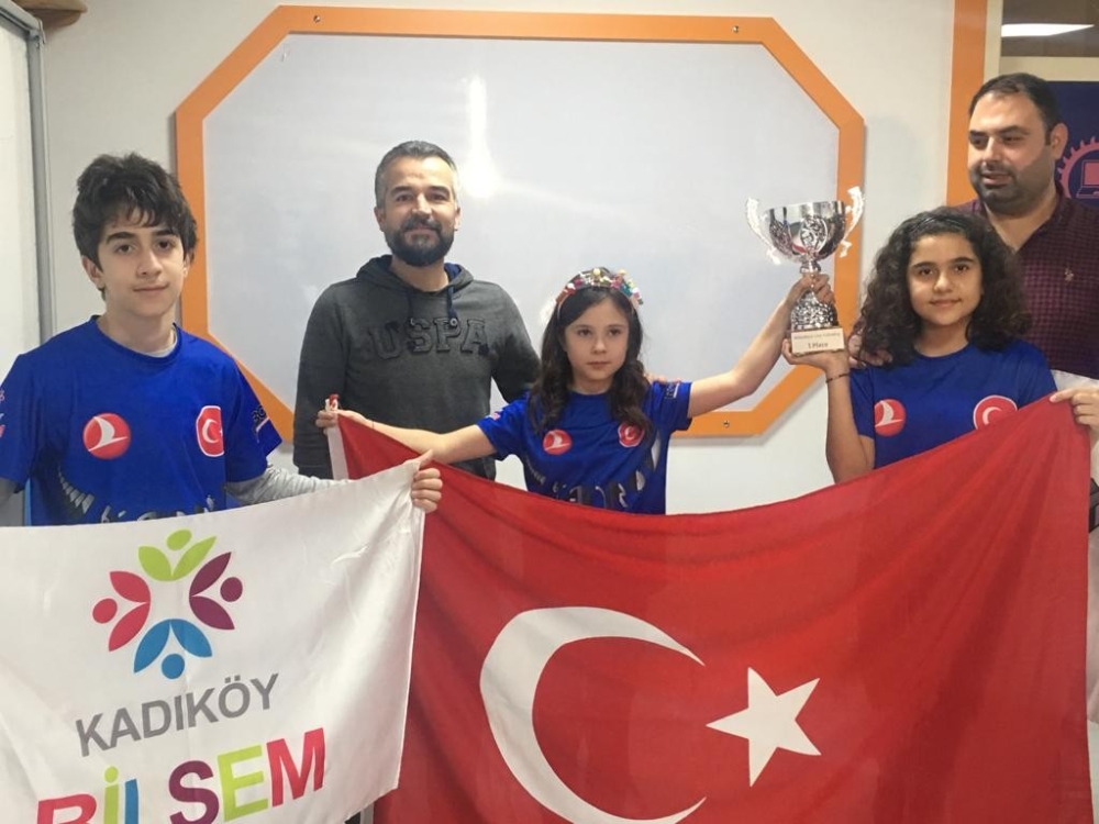 Estonyada Düzenlenen Robot Yarışmasında Dünya Şampiyonu Oldular