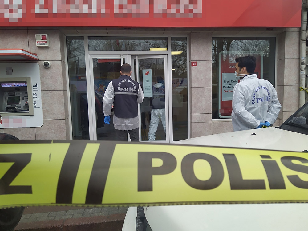 Eyüpsultan’da banka soygunu