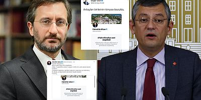 Fahrettin Altun ile Özgür Özel arasında tartışma