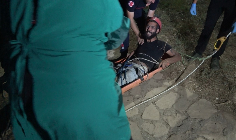 Falezlerde kurtarma operasyonu