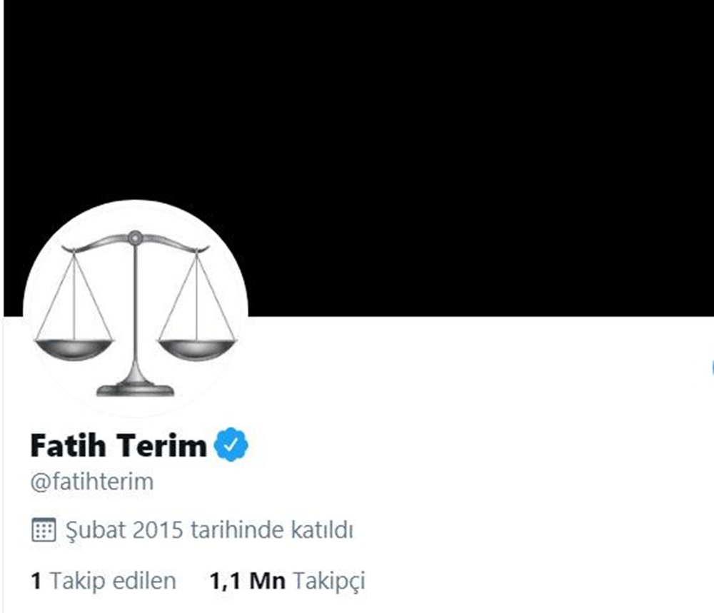Fatih Terim’den ’adalet’ göndermesi