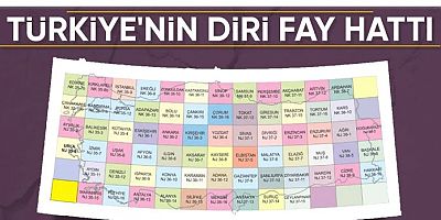 Fay hattı haritası yenilendi: 45 il ve 110 ilçe deprem riski taşıyor
