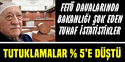 FETÖ davalarında korkunç şüphe! FETÖ'cüleri tutuklama oranı düştü