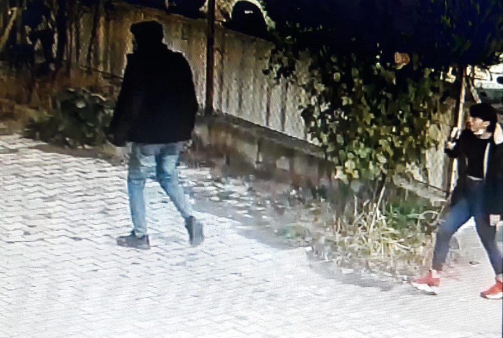 Fındık hırsızlarını güvenlik kamerası yakalattı