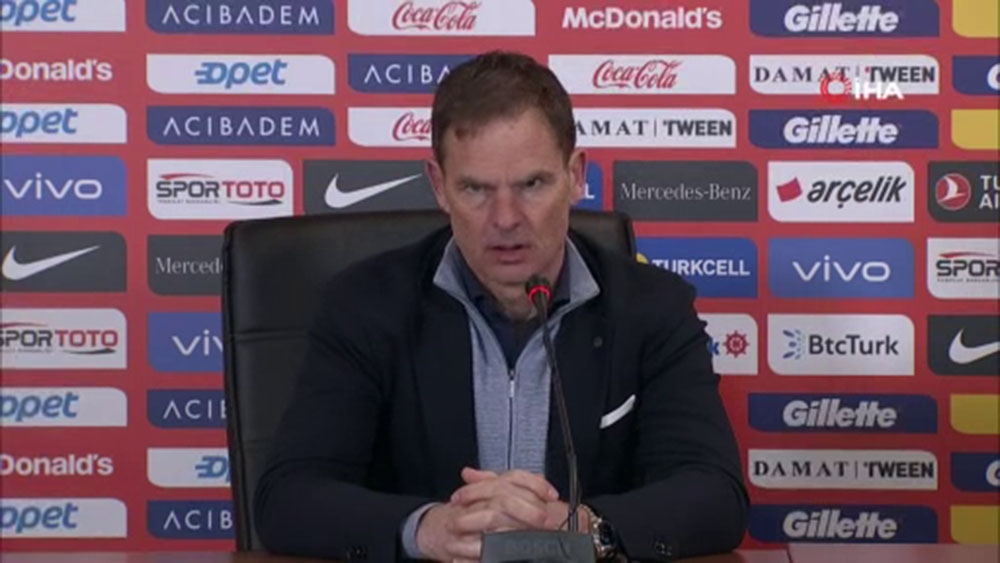 Frank de Boer: “Türkiye bizi cezalandırdı”