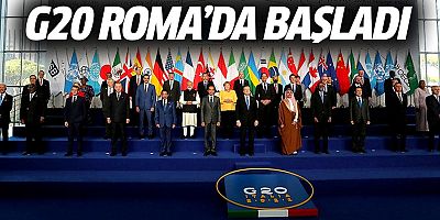 G20 Liderler Zirvesi Roma'da başladı
