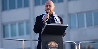 Galata'da tarihi buluşma! Bilal Erdoğan: Gazze yalnız değil