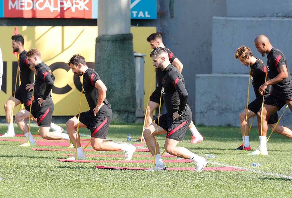 Galatasaray, Alanyaspor hazırlıklarını sürdürdü