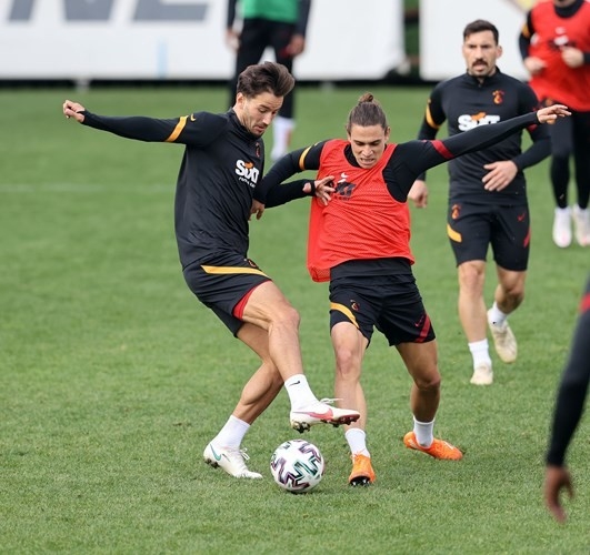 Galatasaray, Kayserispor maçı hazırlıklarını sürdürdü