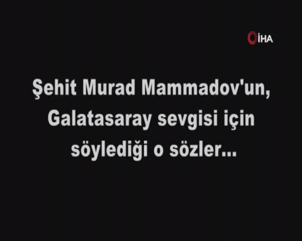Galatasaray’dan duygulandıran Murad Mammadov paylaşımı