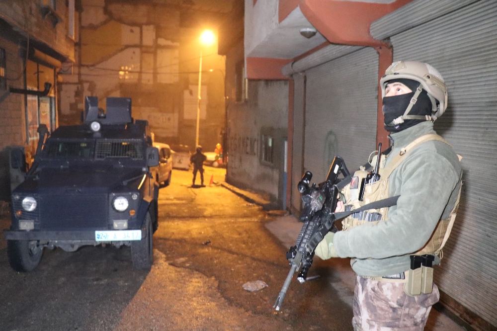 Gaziantepte 727 Polisli Uyuşturucu Operasyonu
