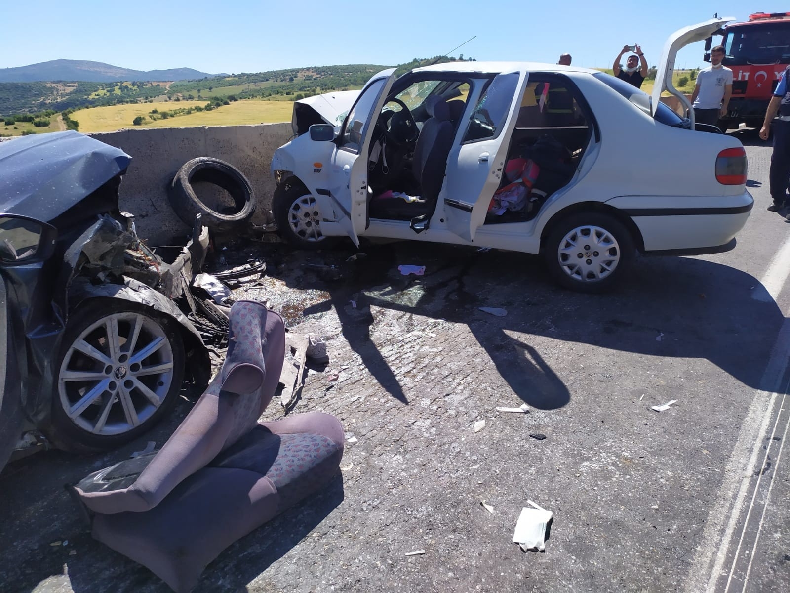 Gaziantep’te zincirleme trafik kazası: 2 ölü, 8 yaralı