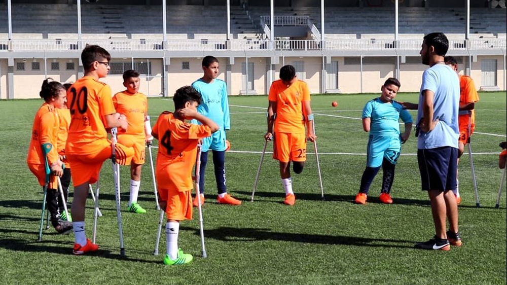 Gazze’de çocuk ampute futbol turnuvası gerçekleştirildi
