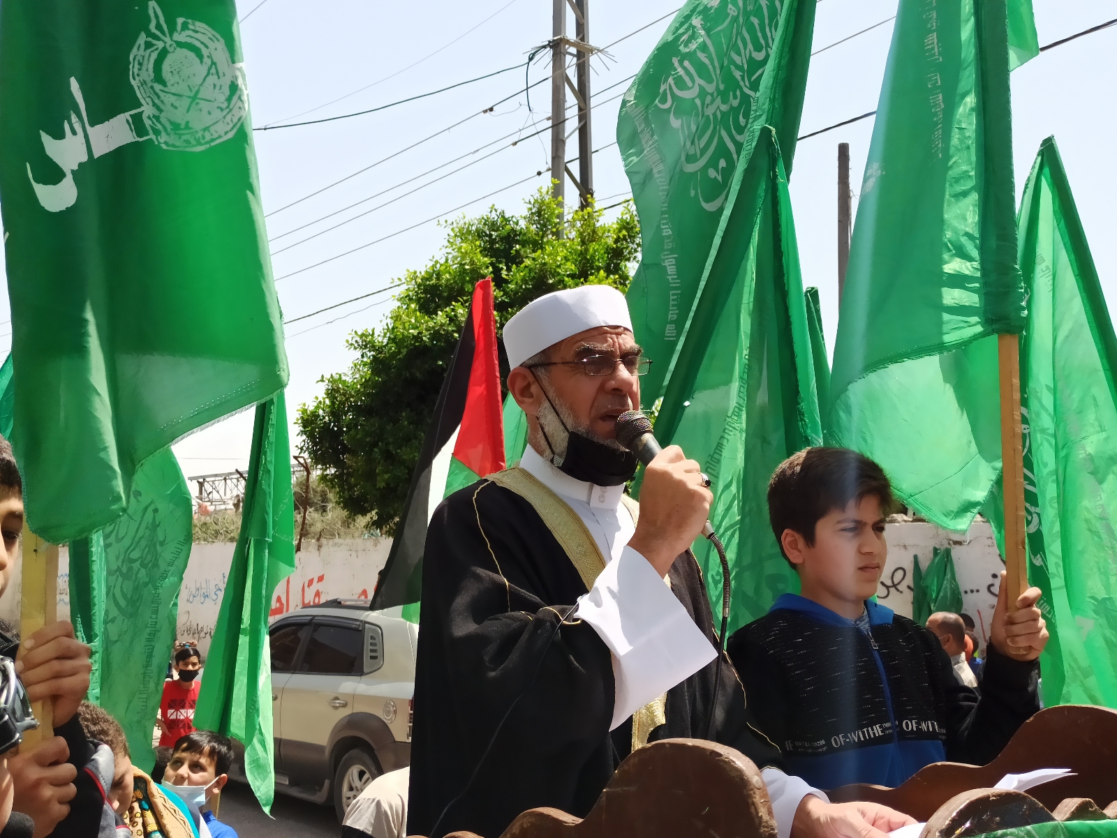 Gazze’de genel seçimlerin ertelemesine karşı protesto