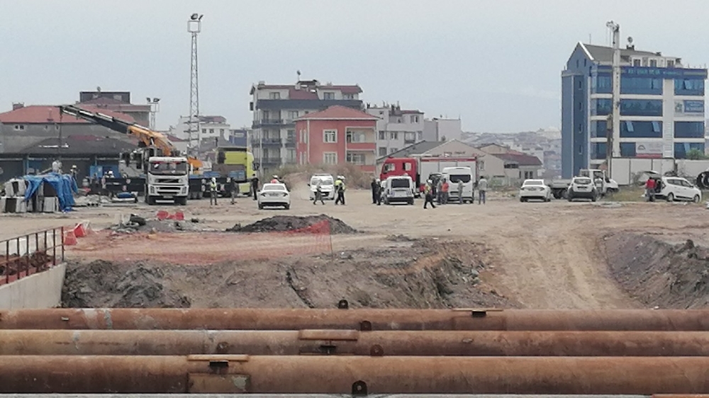 Gebze’de metro çalışmasında feci kaza