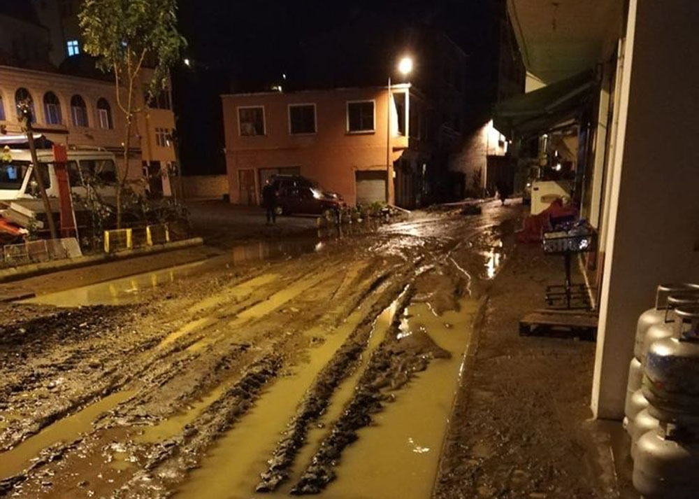 Giresunda Etkili Yağış