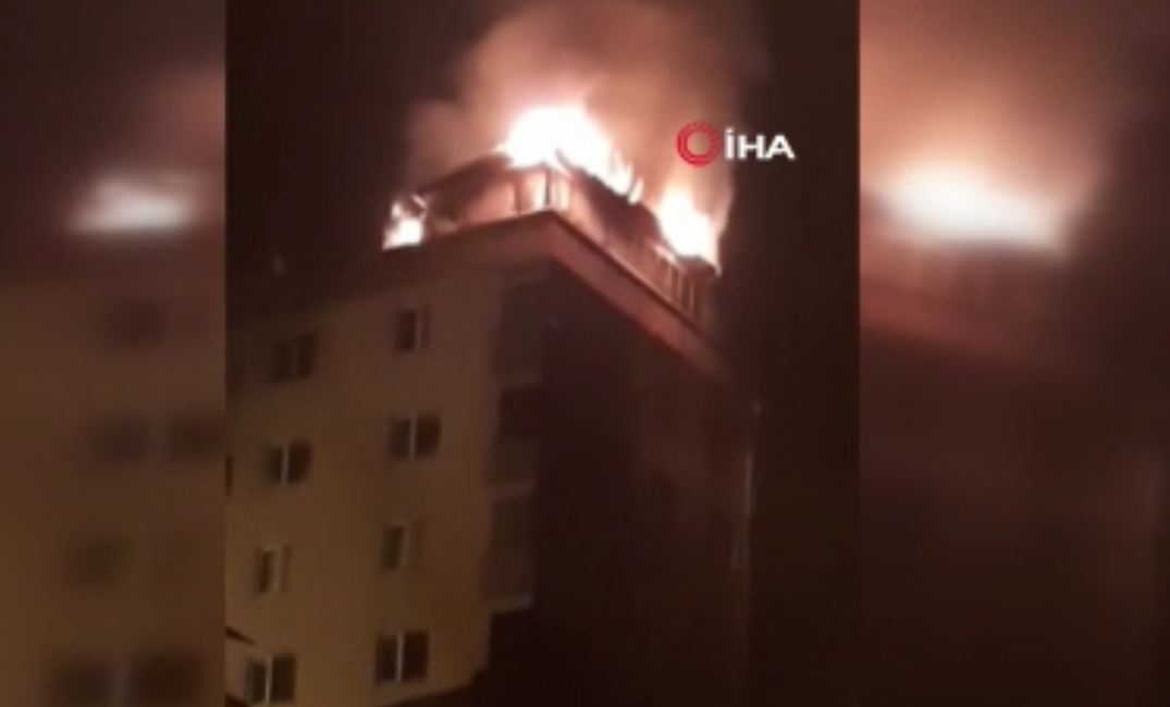 Giresun’da gece yarısı korkutan yangın