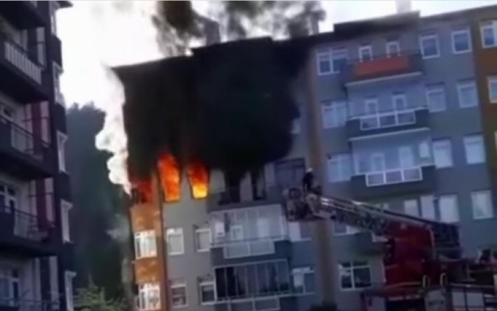 Giresun’da yangın