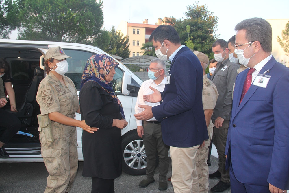 Giresun’daki selde şehit olan askerin cenazesi memleketine uğurlandı