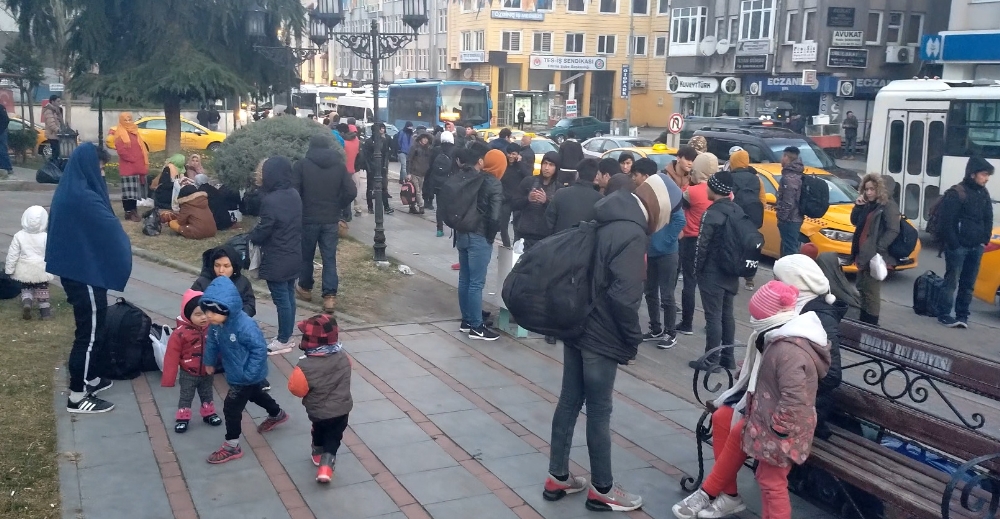 Göçmenler Edirne’ye akın ediyor