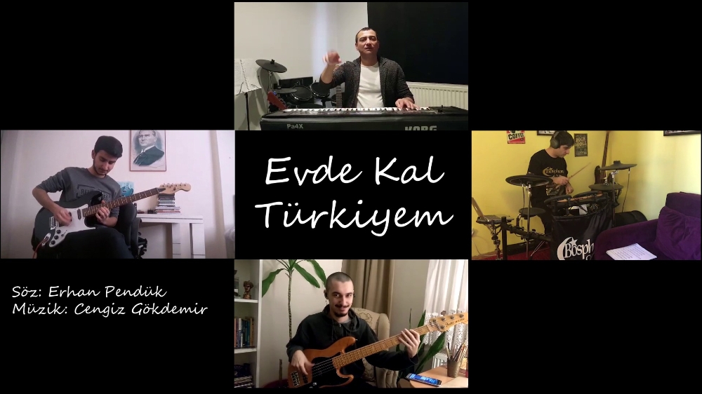  Evde Kal Türkiyem” şarkısı