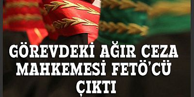 Görevdeki ağır ceza mahkemesi başkanı ve savcı FETÖ'cü çıktı