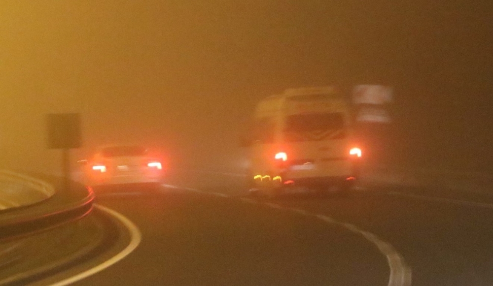 Görüş Mesafesi 5 Metreye Kadar Düştü