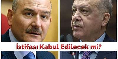 Gözler Erdoğan'da... Süleyman Soylu'nun istifasını kabul edecek mi?