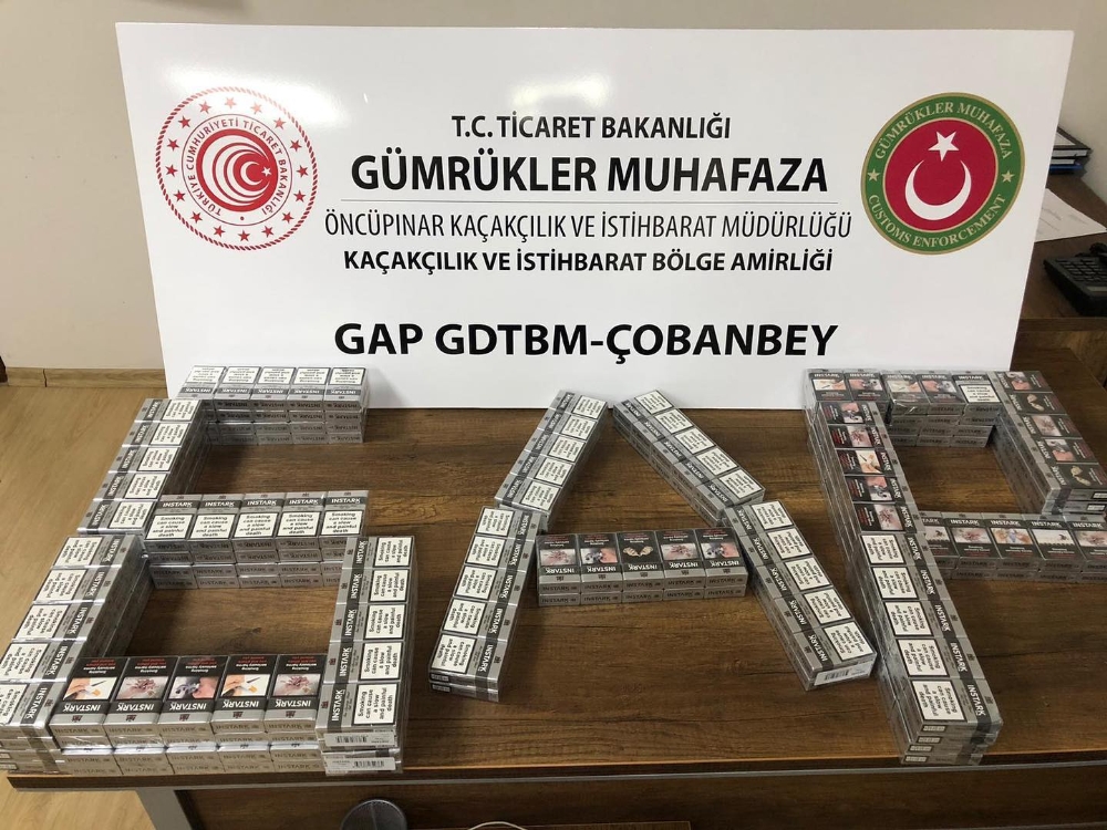Gümrük kapısında 260 paket kaçak sigara ele geçirildi