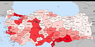 Güncel harita yayınlandı! Hangi ilde kaç Suriyeli var