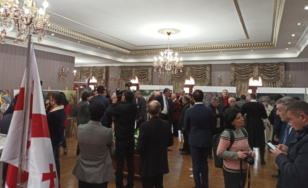Gürcistan’da Hocalı Katliamı’nın 28’nci yıl dönümüne yönelik anma töreni