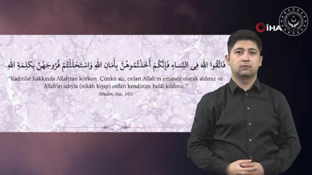 Hadisler engellilerin erişimi için işaret diline çevrildi