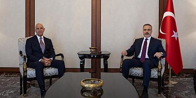 Hakan Fidan, ABD'nin Ankara Büyükelçisi Barrack'ı kabul etti