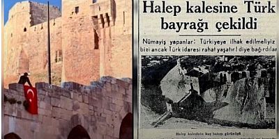 Halep'teki Türk bayrağının asıl anlam ne? 