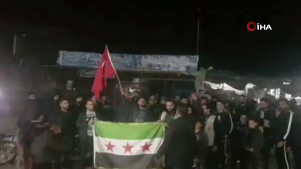 Halep’te TSK’ya destek gösterisi