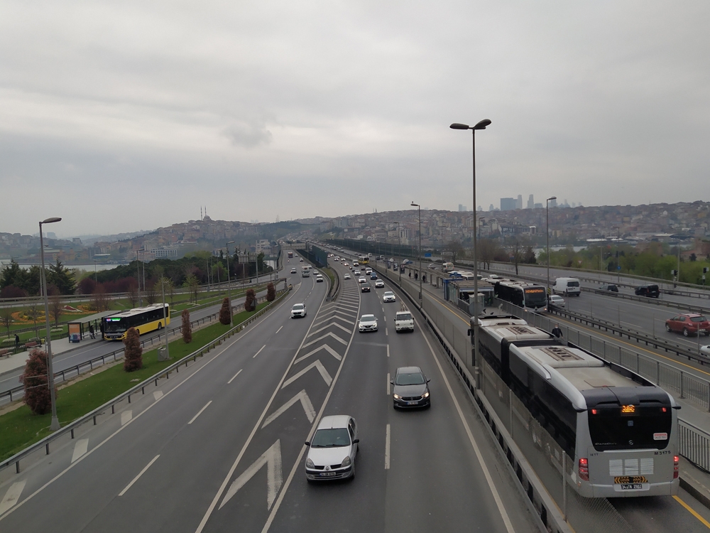Haliç’te trafik yoğunluğu