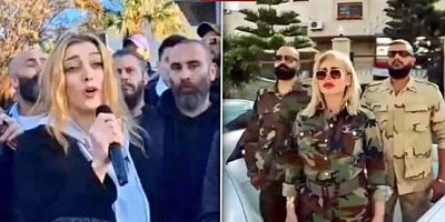 Halkın arasına karışan Esad rejimi yanlıları gösteri yaptı
