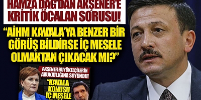 Hamza Dağ'dan Meral Akşener'e kritik Öcalan sorusu...