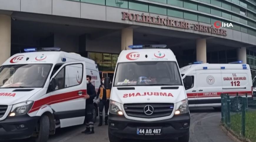Hastanede yangın paniği
