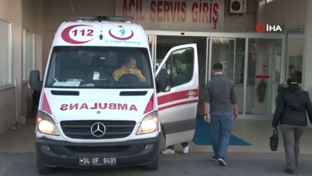 Hastanenin karantina servisine alınmayan şahıs dehşet saçtı: 2 yaralı