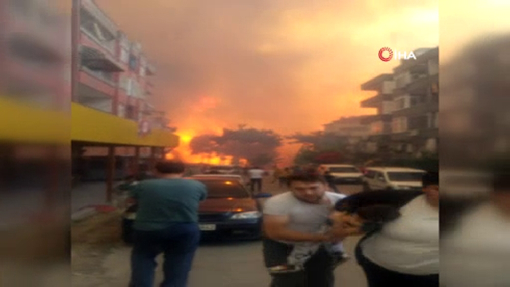 Hatay’da orman yangınındaki tehlike devam ediyor