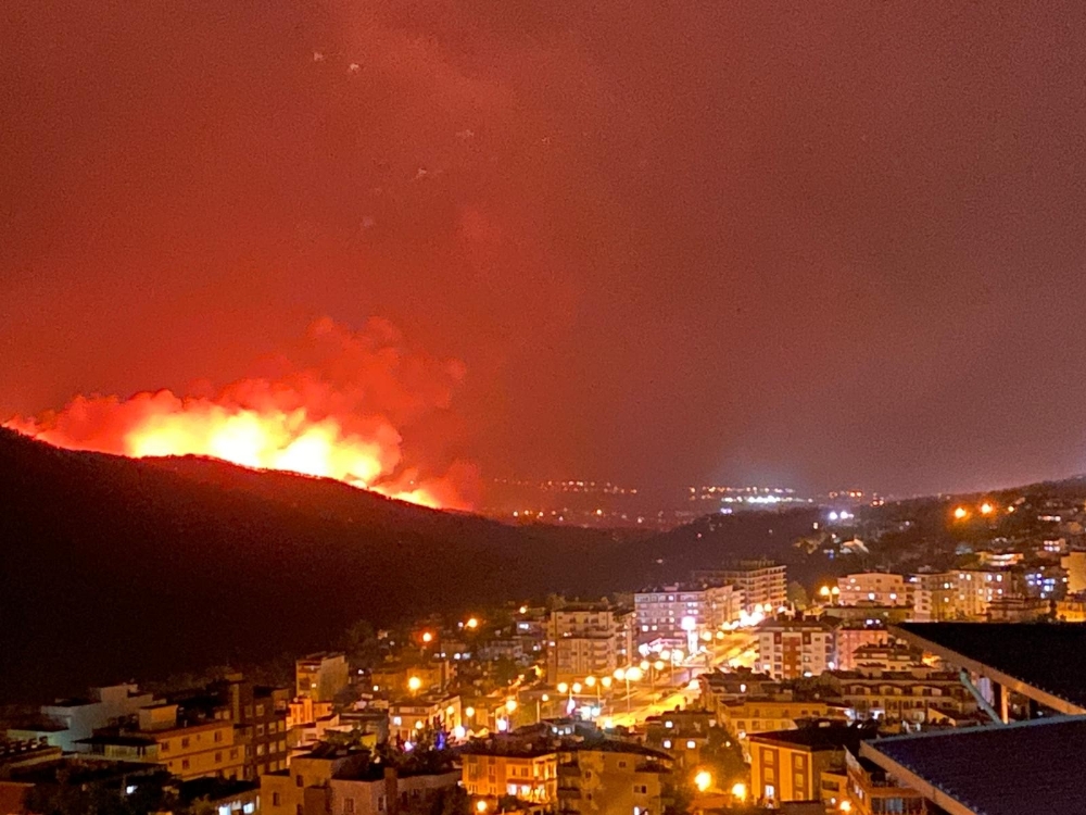 Hatay’da orman yangınları