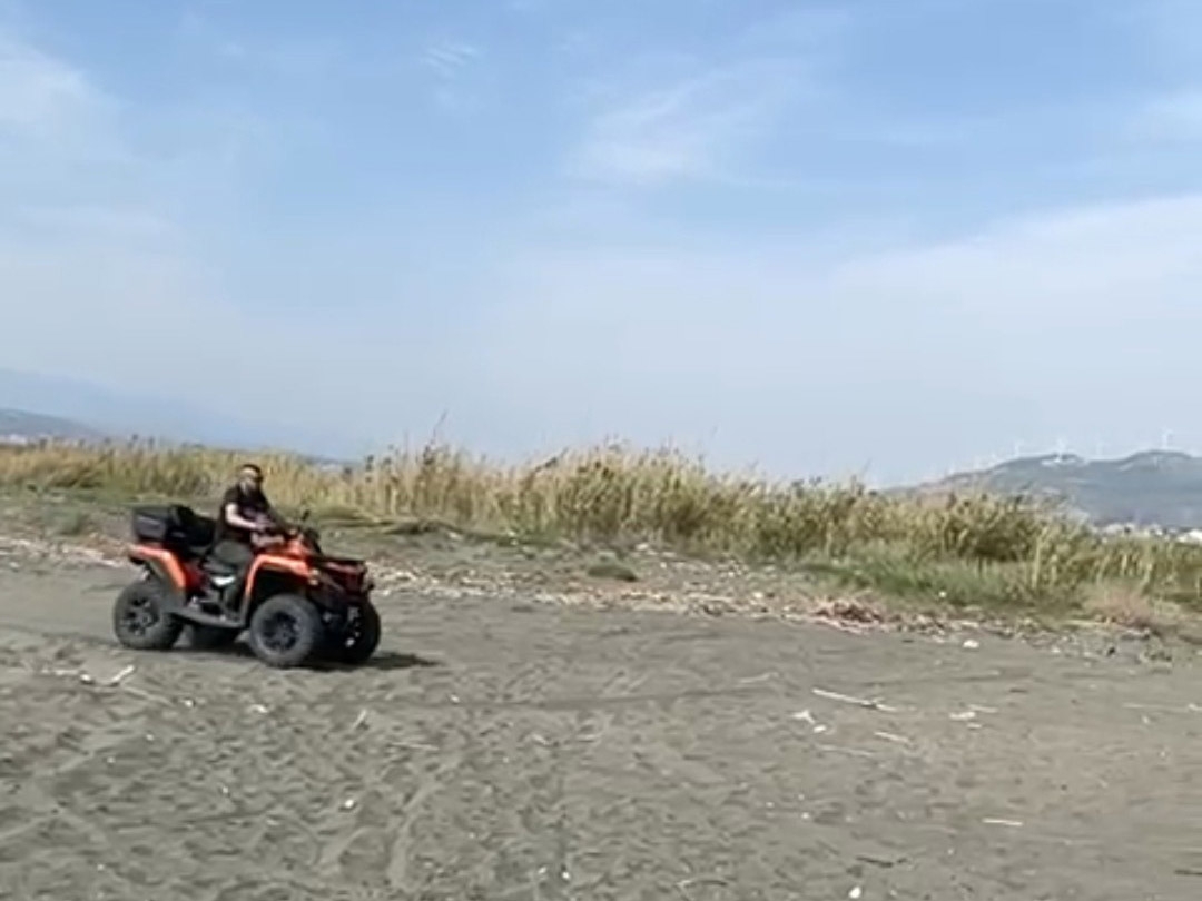 Hatay’daki ATV kazası kamerada