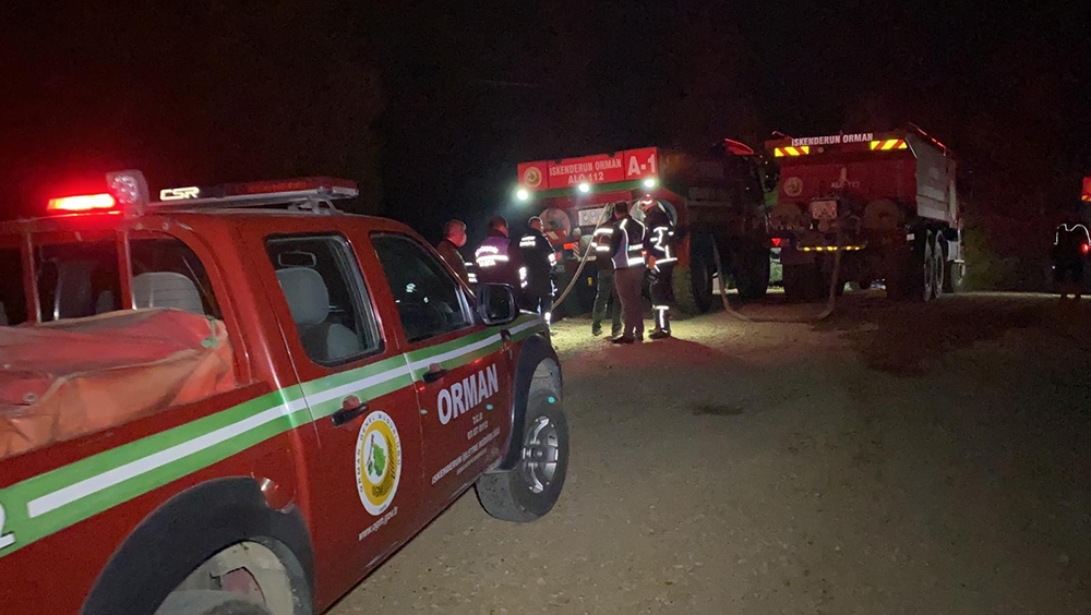 Hatay’daki orman yangını kontrol altına alındı