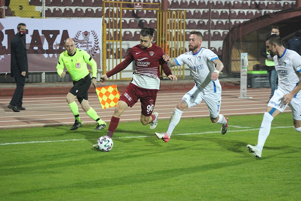 Hatayspor sahasında konuk ettiği BB Erzurumspor’u 3-0 mağlup etti
