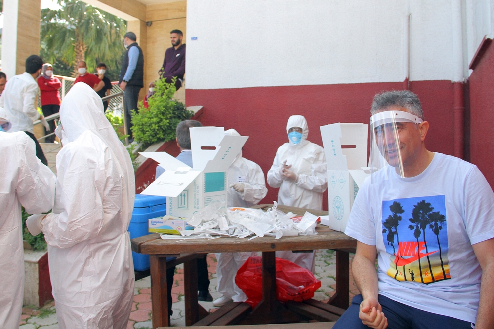 Hatayspor’a korona virüs testi yapıldı